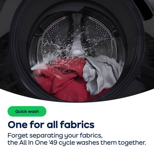 Hoover H3WPS4126TAMBR80 12kg Washing Machine with 1400 rpm - Anthracite - AO Annotation - All In One 49